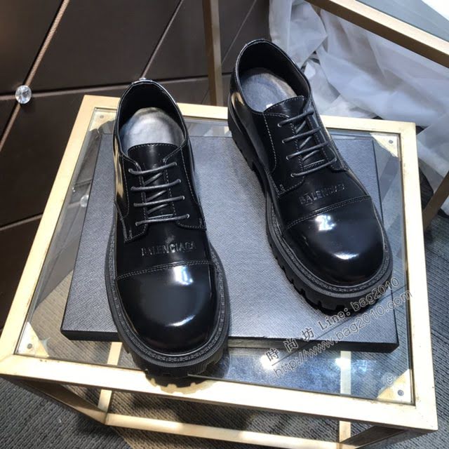 Balenciaga經典款男鞋 巴黎世家頂級版本男士真皮皮鞋  hdbl1151